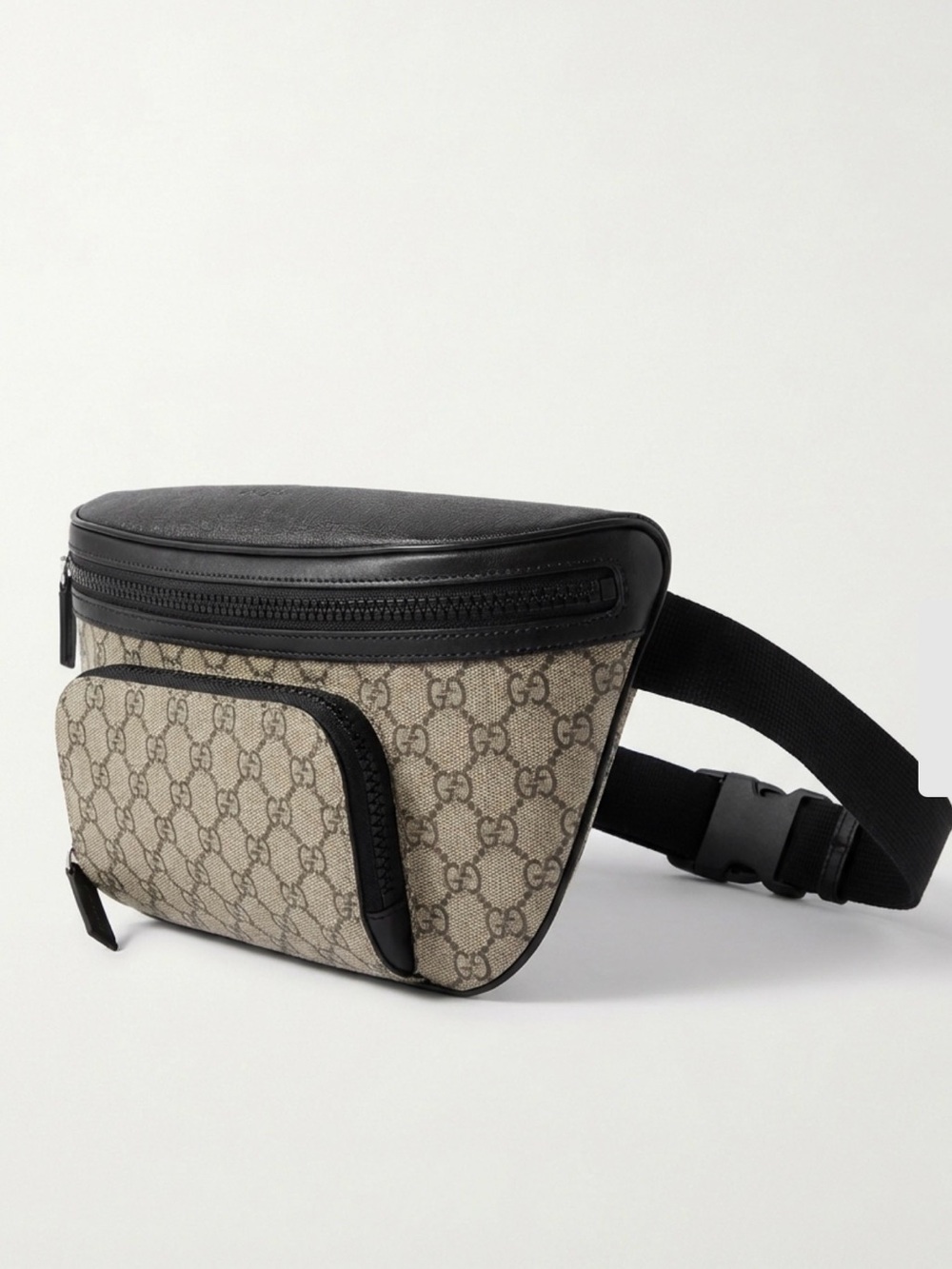 New Gucci GG Supreme Monogram Large mens belt bag, belt size 90cm